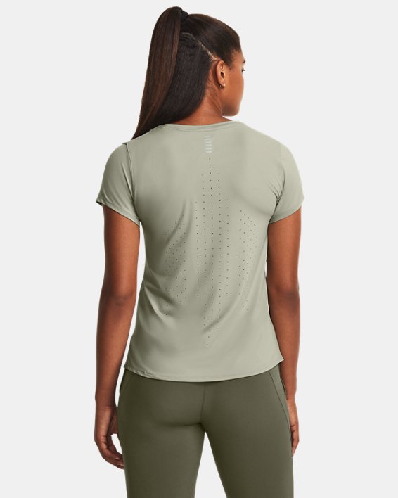 Women's UA Iso-Chill Laser T-Shirt in Green image number 1
